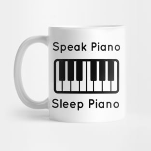 Speak piano, Sleep piano Mug